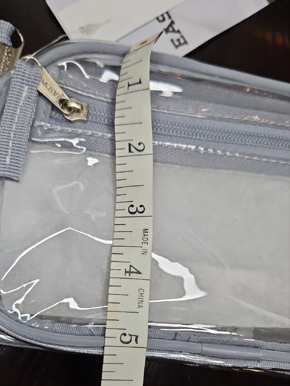 EastSports Clear Belt Bag in Light Gray NWT - Picture 8 of 9